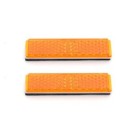 DEMYPROX Bicycle General Purpose JIS Standard Pedal Reflector Reflector 2 Pieces (Yellow)
