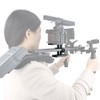NICEYRIG DSLR Camera Baseplate Switching Kit with 15mm Rod Raiser