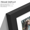 DUENPY 8x10 Double Picture Frame White Mat For Displaying Two