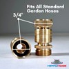 Hippohose Quick Connector Garden Hose Fittings (2 Pack) - Leak