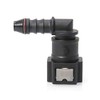 QWORK Fuel Line Connector Hose Coupling 90 Degree Quick Connector