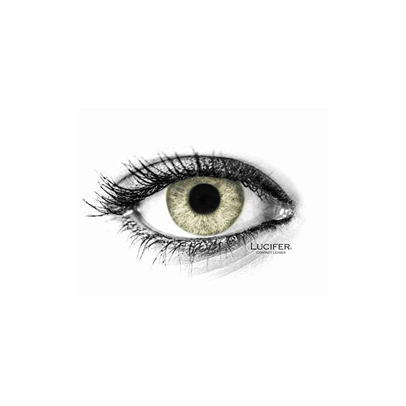 Lucifer® natürliche Farbige Kontaktlinsen Cloud Light Green - 2 Stück