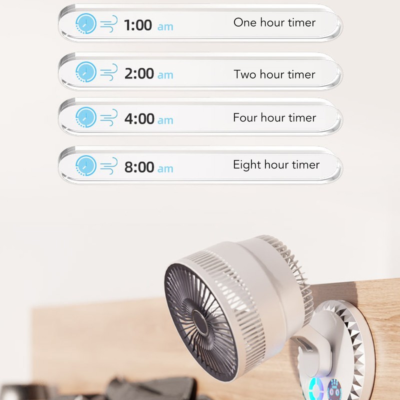 Small USB Desk Fan Silent Strong Wind Efficient 3 Speeds