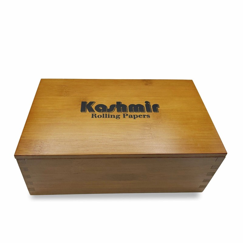 Kashmir Premium Bamboo Stash Box with Accessories, Jar & Grinder