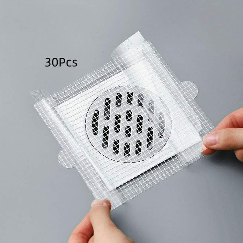 Shower Drain Hair Catcher, Strainers Catcher Mesh Stickers for Bathtub