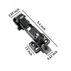 2 Pack Cabinet Door Hinges Full Overlay Soft Close Cabinet
