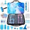 Muzagroo Art Diamond Painting Storage Containers, 60 Slots Diamond Painting