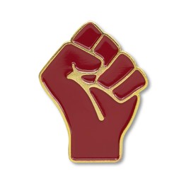 EvolveFISH Resist Fist Lapel Pin - [1 1/4" Tall]