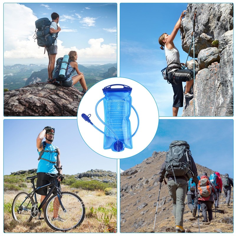 Hydration Bladder, 1.5 L Water Bladder BPA Free, Leak Proof