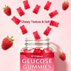 Glucose Gummies Raspberry Flavor, Quick Energy Fuel Support for Active