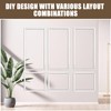 3 Set Solid Wood Wainscoting Panels Kit - Quick Installation