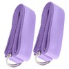 GRIRIW 2pcs Light Purple Yoga Resistance Bands Durable Elastic Exercise