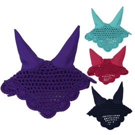 PFIFF 103131 Hobby Horse Micki - Cuffia protettiva per le orecchie per cavalli, colore: Viola