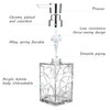 2 Pack Hand Soap Dispenser Set, Clear Acrylic Plastic Liquid