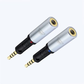 OKCSC 1 Pair ATH-R70X Headphones Male to 3.5mm Female Headphone Replacement Connection Adapter Compatible with Audio Technica ATH-R70X