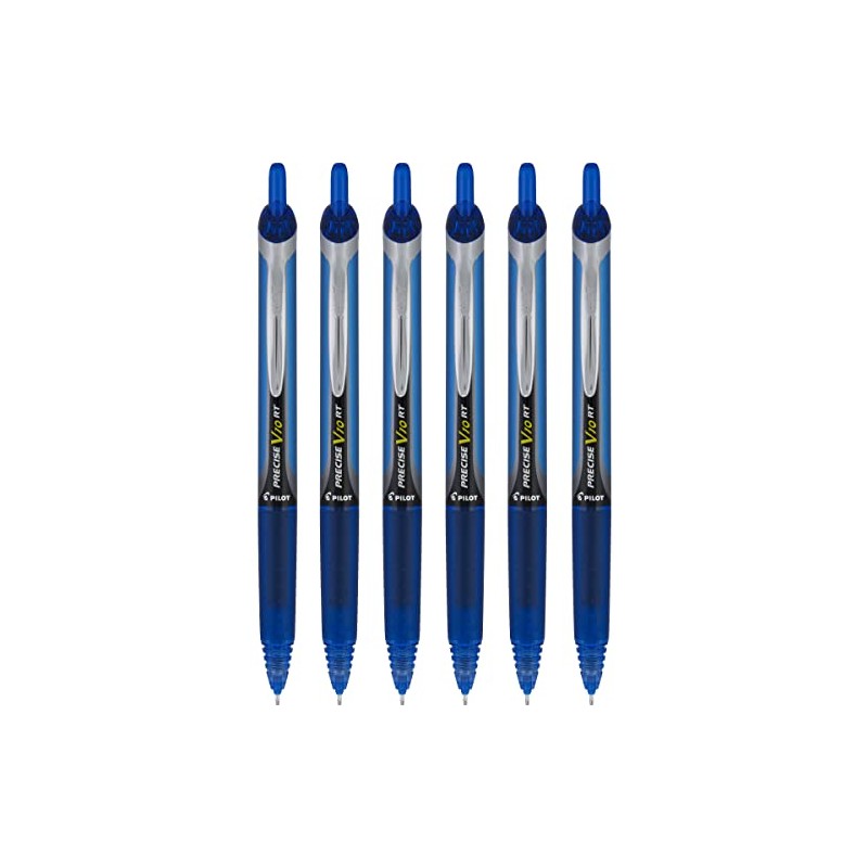 Pilot Precise V10 RT Retractable Liquid Ink Rollerball Pens, Bold