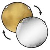 Glow Circular Collapsible Reflector with Handles (52", Gold/Silver)