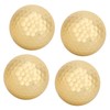 4Pcs Portable High Quality Double Layer Gold Plating Golf Ball
