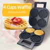 Aoruru Waffle Maker Nonstick Belgian Waffle Iron with Indicator Light
