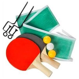 MJM IN PROFESIONAL Set de Ping Pong 2 Raquetas +3 Pelotas +Postes con Red