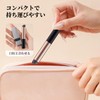 Coollooda Lipstick Brush, 2 Pieces, Makeup Brush, Silica Gel, Soft,