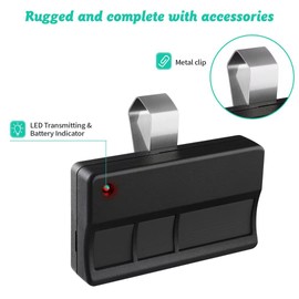 2 Replacement for Lift Master Chamberlain Sears Craftsman Garage Door Opener Remote 893MAX