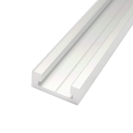 POWERTEC 71167 Aluminum Miter T-Track, 48-Inch, Aluminum Grey