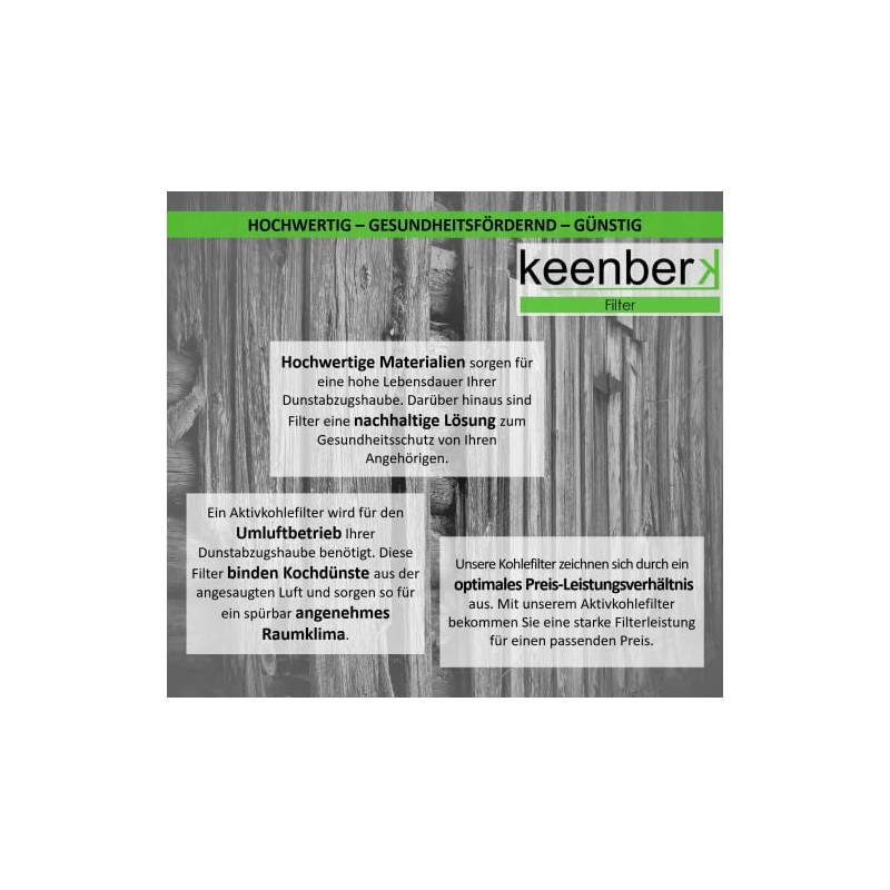 Replacement Carbon Filter for K25.1 - Activated Carbon Filter for