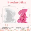 Easter Candle Mold for Candle Making, 3D Rabbit Silicone Mold