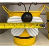 2- Garden Decorative 3D Metal Bee Buckets