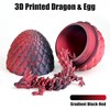LOCYFENS 3D Printed Dragon Eggs with Dragon Inside, Articulated 3D