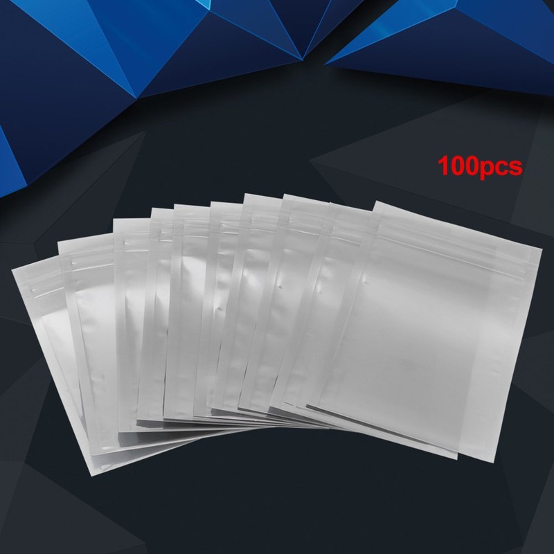 100pcs Anti-Static Resealable Bags for SSD Hard Drives Electronic Device