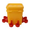 Automatic Chicken Waterer Cup with 12L Handheld Barrel Poultry Drinking
