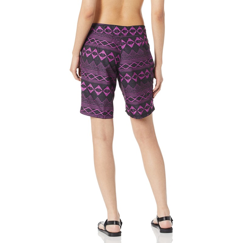Kanu Surf Women's Sonoma Board Short, Black/Purple, 6