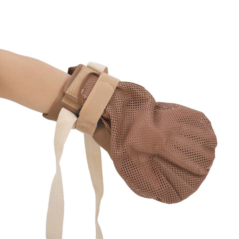 Medical Double Security Mitts Breathable Mesh Comfort Protection Improve Nursing