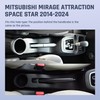 Car Armrest Storage Box for Mitsubishi Mirage Attrage 2014-2024 Double