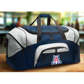 University of Arizona Duffel Bag - Large UA Wildcats Suitcase or Gym Bag for Men Ladies Him or Her (Navy)