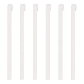 Crepe Paper 6 Rolls Crepe Tapes 4.5 cm x 25 m Crepe Paper Ribbon Colourful Streamers Crepe Paper Craft Crepe DIY Paper Streamer for Decoration Party Wedding Birthday Celebration Decoration (White)