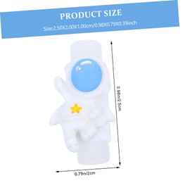 FELTECHELECTR 10pcs Astronaut Shaped Cable Organizers Pp Resin Protectors Cable Hider for Charging