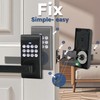 Keypad Smart Door Lock with Handle, Keyless Entry Digital Lock