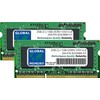 2GB (2 x 1GB) DDR3 1333MHz PC3-10600 204-PIN SODIMM MEMORY