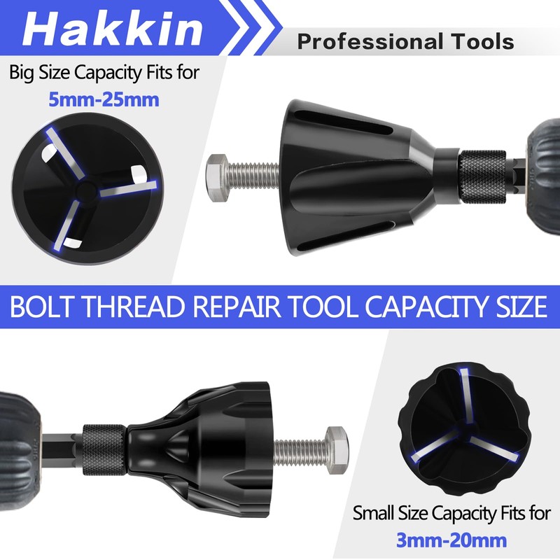 2PCS Burr Removal Tool for Metal, Hakkin Deburring External Chamfer