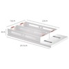 Melldrry Spice Rack, Extendable, Turntable Organiser, Cabinet Organiser, Kitchen, Rotating