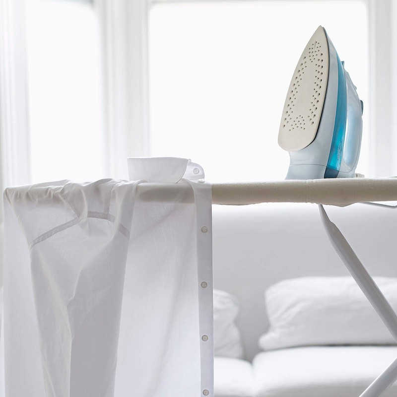 TRIXES 4er-Packung mit weißen Bügelbrett Bezug Straffer Halter Verbindungselemente extragross/XXL