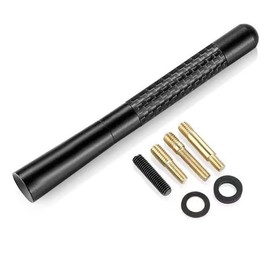 Motorcycle Carbon Fiber Antenna Mast Replacement Compatible with Harley Davidson 1989-2023 Road King Softail Touring Street Glide Road Glide Fat Boy Electra Glide Tour Ultra Classic