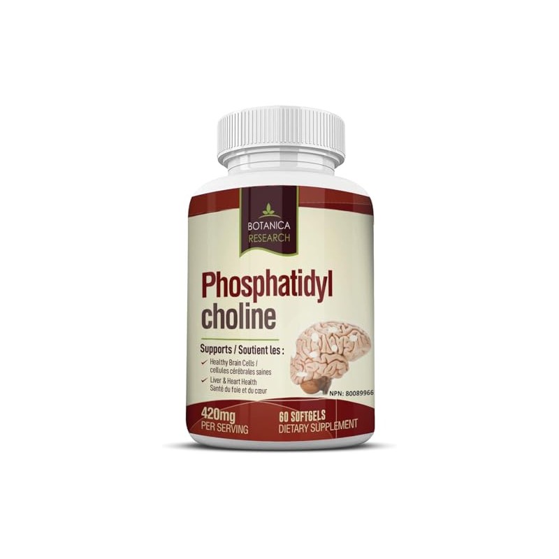 PhosphatidylCholine Complex an All-Natural Nootropic Formula for Brain Health, Liver