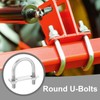 PATIKIL Round U-bolt, 2 pieces 1.5 inches (38 mm) inner