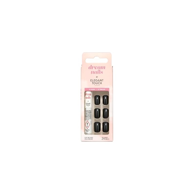 Elegant Touch Dream Nails - Black
