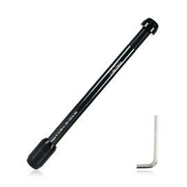 Bike Trainer Thru Axle Adapter,Aluminum Alloy Bike Trainer Shaft,Bicycle Front Wheel Adapter Hub Skewer,High Strength Trainer Axle,Adjustable Length Bicycle Rear Wheel Attachment Trainer,M12*P1.5