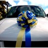 Fully Assembled Large Car Bow, 16" Wide - Royal Blue